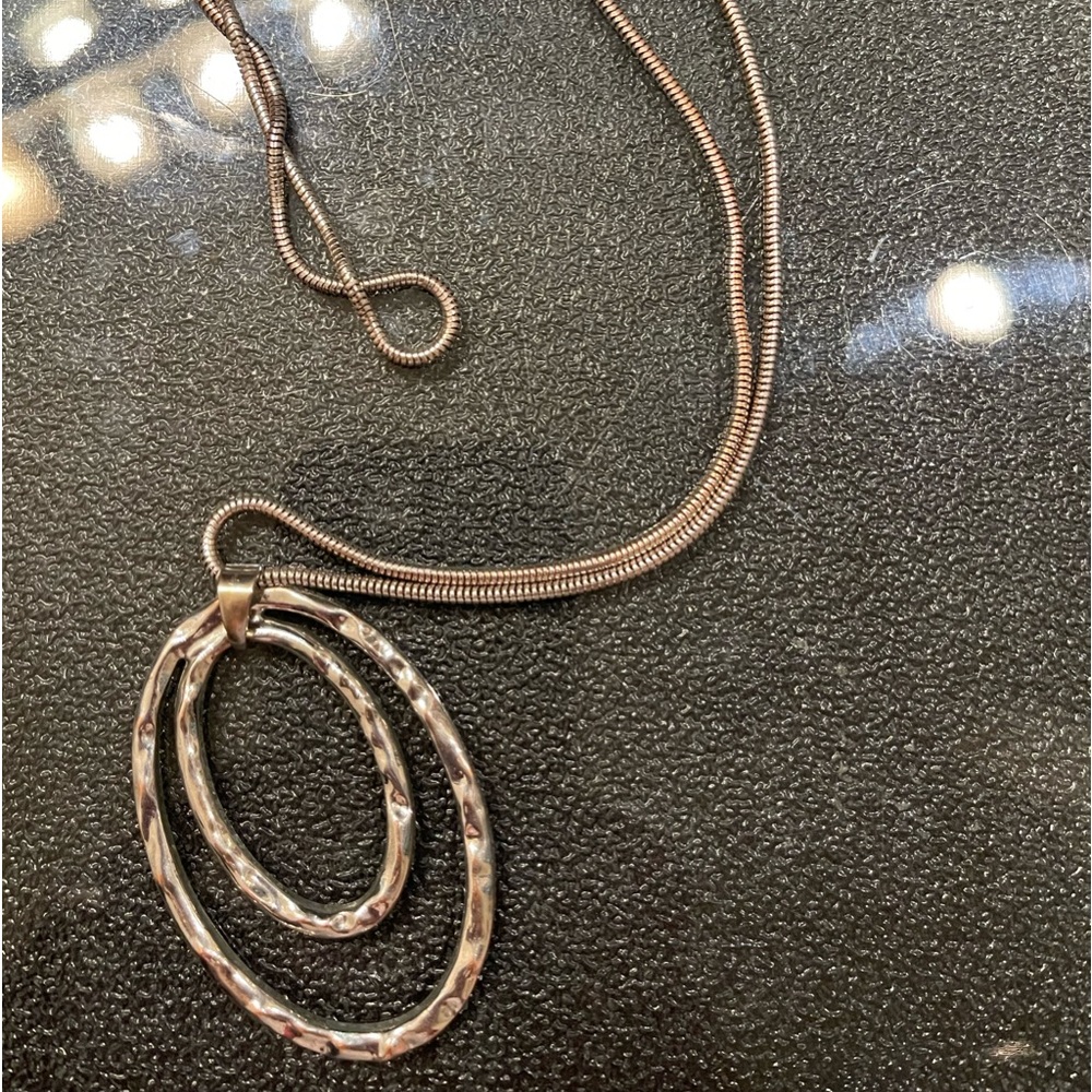 Silver Toned Fashion Necklace